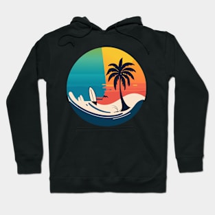 summer surfing vibe Hoodie